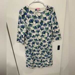 Lilly Pulitzer Floral Patterned Dress with Pockets Shift Dress